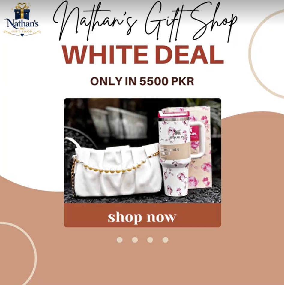 Stanley Tumbler & Bag Deal (White,Pink)
