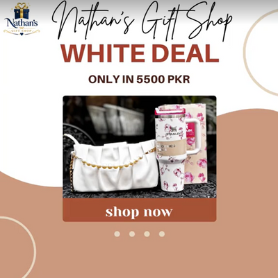 Stanley Tumbler & Bag Deal (White,Pink)