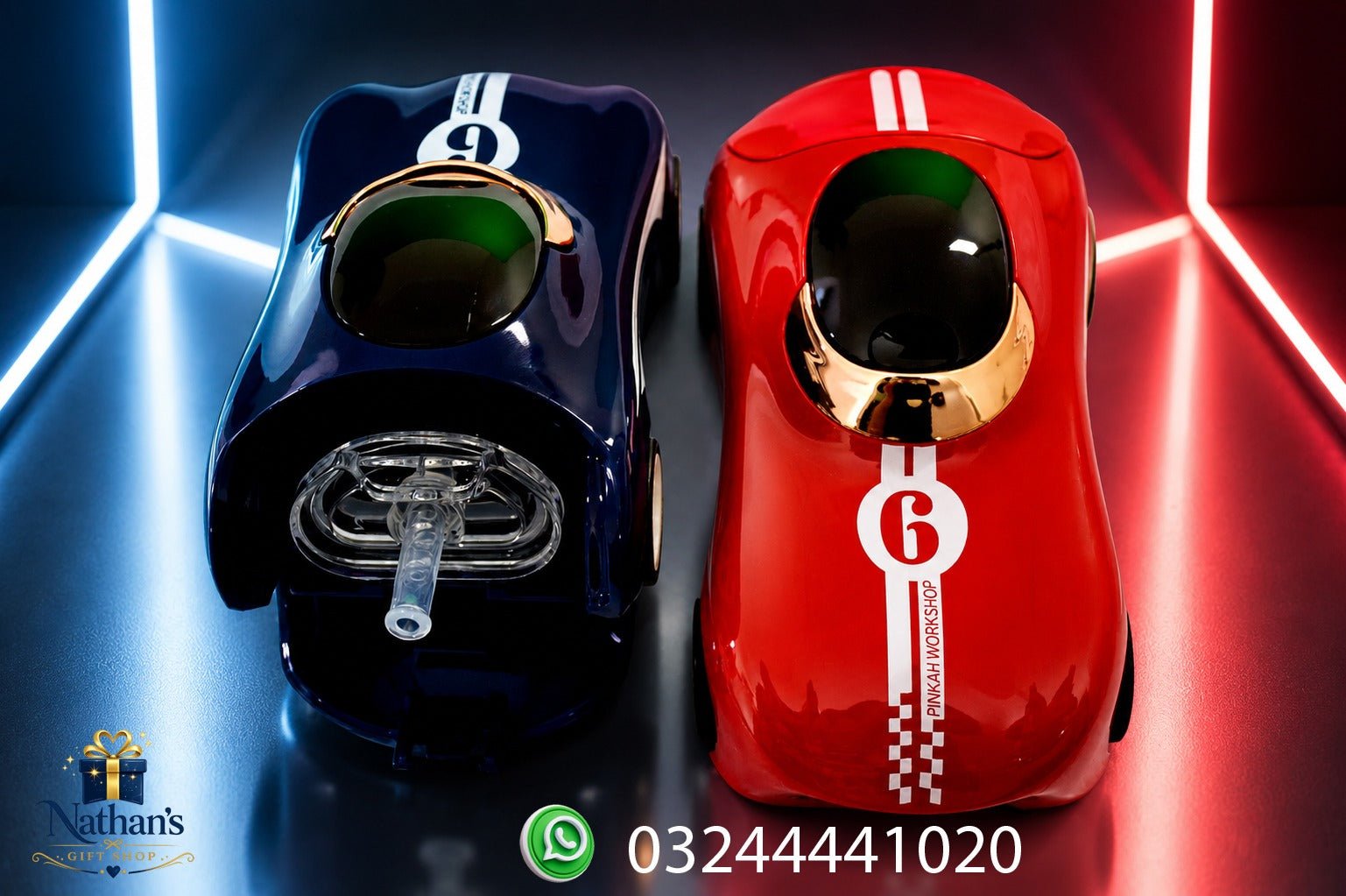Racing Car Insulated Water Bottle with Straw | Kids Sports Car Tumbler | Hot & Cold Travel Bottle - video - Nathan's Gift Shop