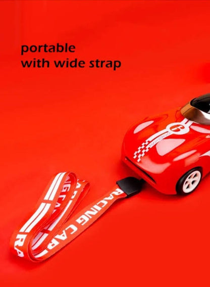 Racing Car Insulated Water Bottle with Straw | Kids Sports Car Tumbler | Hot & Cold Travel Bottle - video - Nathan's Gift Shop